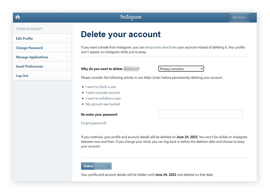 Qu hacer si hackean su cuenta de instagram